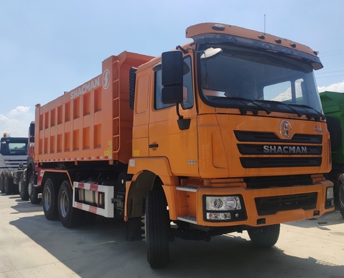 Shacman de segunda mão 6X4 10 Pneus 20tão 30tão camião de descarga em África 8500*2500*3400mm