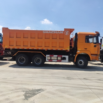 Shacman de segunda mão 6X4 10 Pneus 20tão 30tão camião de descarga em África 8500*2500*3400mm