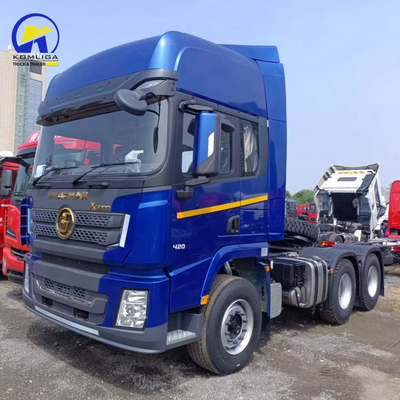 F3000 3 eixos Shacman cabeça de tractor com potência 351-450hp padrão de emissões Euro 2