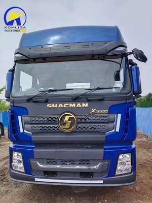 F3000 3 eixos Shacman cabeça de tractor com potência 351-450hp padrão de emissões Euro 2