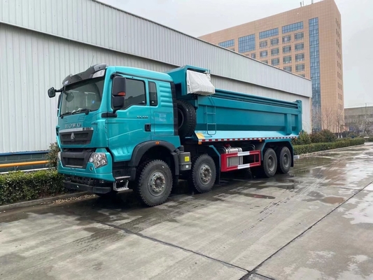 Sinotruk usado HOWO 8X4 12 pneus 400HP 30m3 caminhão de carga pesada com 20cbm balde