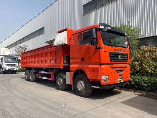 Sinotruk usado HOWO 8X4 12 pneus 400HP 30m3 caminhão de carga pesada com 20cbm balde