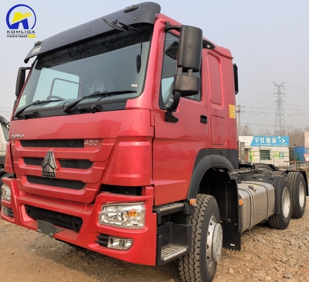Zz4257s3241W 6X4 420 HP Motor Diesel HOWO Tractor Trailer Truck Head para desempenho