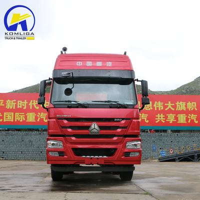 África Euro2 Emissão Sinotruk HOWO 6X4 10 Wheeler Tractor Truck com transmissão manual