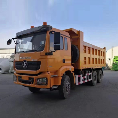 Usado Shacman Euro2 6X4 10 rodas caminhão de carga pesada com 8500 * 2500 * 3400mm tamanho