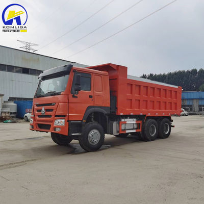 Tipo de transmissão manual Sinotruck usado HOWO 6X4 Dump Truck 371HP Tipper em boas condições