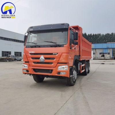 Tipo de transmissão manual Sinotruck usado HOWO 6X4 Dump Truck 371HP Tipper em boas condições