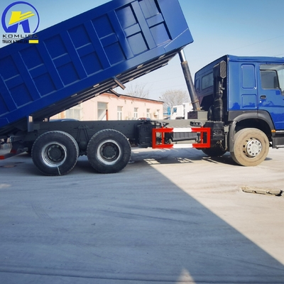 Transmissão manual 375HP Sinotruk 6X4 Dump Tipper Truck com capacidade de carga de 16 toneladas