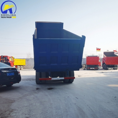 Transmissão manual 375HP Sinotruk 6X4 Dump Tipper Truck com capacidade de carga de 16 toneladas