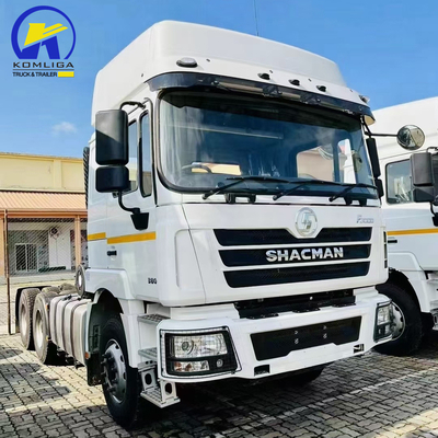 Homem 16 toneladas Biestágio de redução de engrenagem 6.5 Rapto de velocidade Shacman 6X4 Prime Mover Head Truck