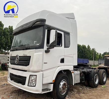 Homem 16 toneladas Biestágio de redução de engrenagem 6.5 Rapto de velocidade Shacman 6X4 Prime Mover Head Truck
