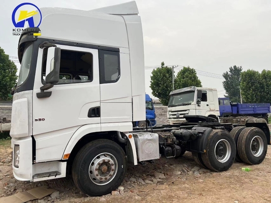 Homem 16 toneladas Biestágio de redução de engrenagem 6.5 Rapto de velocidade Shacman 6X4 Prime Mover Head Truck