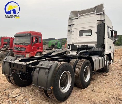 Homem 16 toneladas Biestágio de redução de engrenagem 6.5 Rapto de velocidade Shacman 6X4 Prime Mover Head Truck