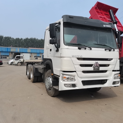 Alta capacidade do motor HOWO 3 eixos 6X4 cabeça de caminhão tractor para compradores africanos