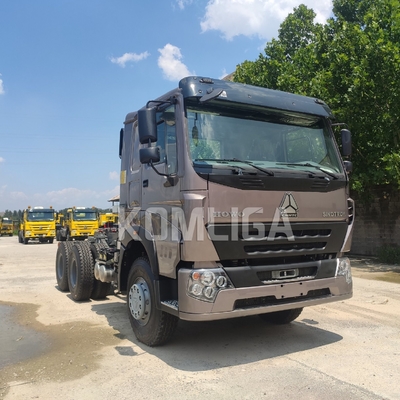 HOWO 10 Rodas de tração de caminhão cabeça Prime Mover com reboque A / C cabine e personalização