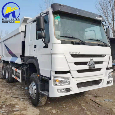 Sinotruk HOWO U forma usado camião de descarga com 371 HP de potência e 1200r20 pneus radiais