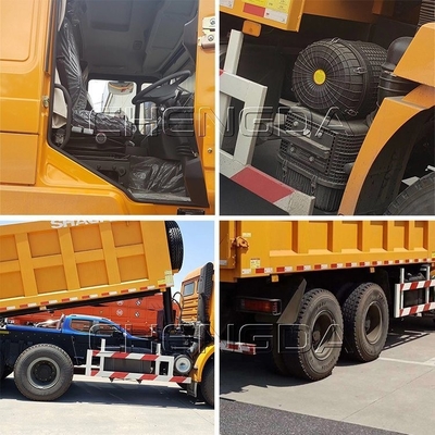 Shacman 6X4 10 Rodas Caminhão de descarga Caminhão de descarga Caminhão de descarga com dimensão de balde 5600X2300X1500