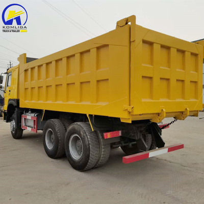 Sinotruk HOWO 375HP camião de descarga usado com alta potência 351-450hp em boas condições
