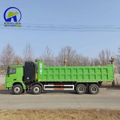 Utilizado HOWO 8X4 12 Rodas Pesado Serviço Dump Tipper caminhão 8500 * 2500 * 3400mm para o local de mineração