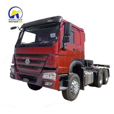 12.00r20 Pneus e Wd615.47 Motor Euro2 HOWO Sino 6X4 Caminhão de cabeça de tractor com peças