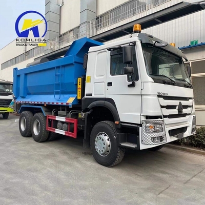 Utilizado HOWO 6X4 camião de descarga Rhd LHD camião de descarga Euro 2 Padrão de emissões e serviço pós-venda