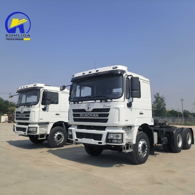 3 eixos Shacman Tractor Truck Head Prime Mover para necessidades de transporte pesado