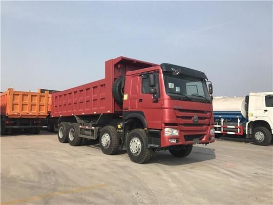 Sinotruk HOWO 8X4 371HP camião de descarga pesado com reboque com padrão de emissões Euro 2