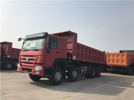 Sinotruk HOWO 8X4 371HP camião de descarga pesado com reboque com padrão de emissões Euro 2