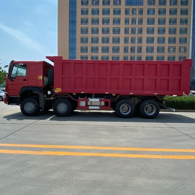 Sinotruk HOWO 8X4 371HP camião de descarga pesado com reboque com padrão de emissões Euro 2