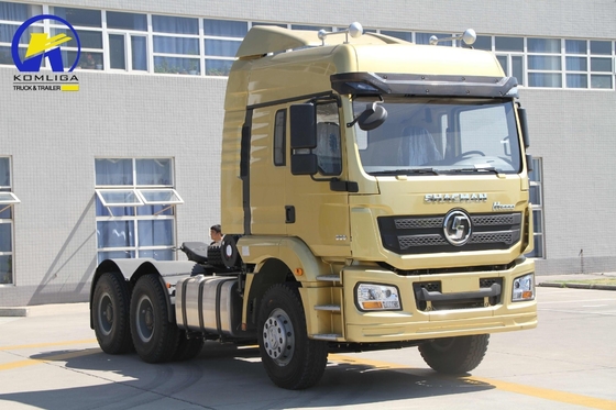 Direção Pesada 6X4 380HP Shacman F3000 Tractor Usado Truck de cabeça com motor diesel