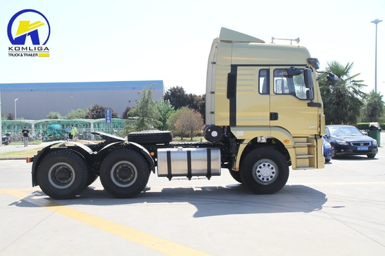 Direção Pesada 6X4 380HP Shacman F3000 Tractor Usado Truck de cabeça com motor diesel