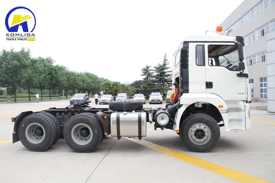 380HP Design de pneu radial Shacman 6X4 Tractor Truck Head para dentro do orçamento