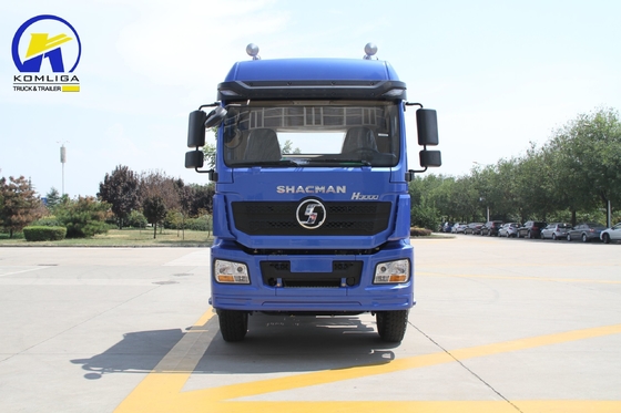 Shacman X6000 10 rodas 380HP caminhão-trator com Euro 2 emissões padrão e cabine de telhado plano