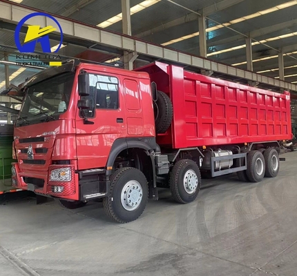 Sinotruk HOWO 8X4 camião de descarga de cargas pesadas para exigências dos clientes
