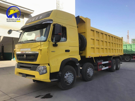 12 rodas 8x4 camião pesado com Wd615.47.D12.42 Motor e longa vida útil