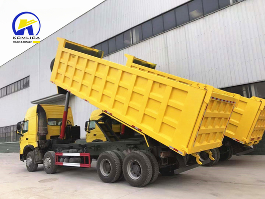 12 rodas 8x4 camião pesado com Wd615.47.D12.42 Motor e longa vida útil