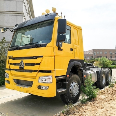 Caminhões-retratores HOWO pesados 6X4 com cabine de climatização e capacidade de carga de 21-30 t