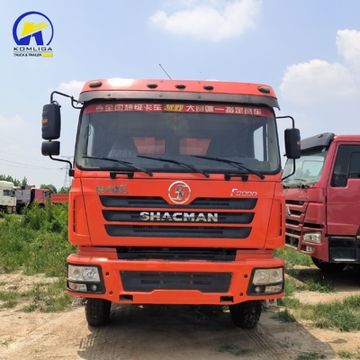 Pneus usados de camião de descarga Shacman 8X4 Certificação GCC 16tons Capacidade de carga Eixo traseiro