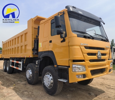 Pedido personalizado 12 rodas Sinotruk HOWO 8X4 camião de descarga camião de despejo é a resposta