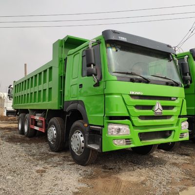 Sinotruk HOWO 375HP 8X4 12wheels Rhd LHD 60ton Used Tipper Dump Truck para construção