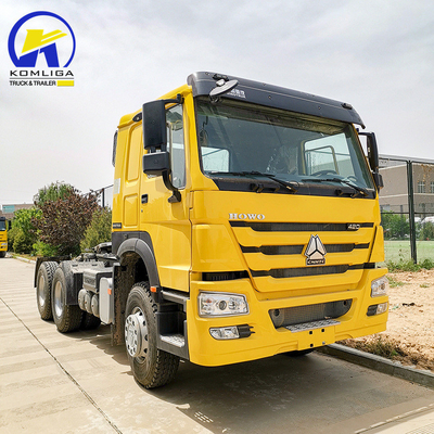 2024 Sinotruk HOWO 400HP 420HP Caminhão de cabeças de reboque para carga de pneus Capacidade 40-60 toneladas
