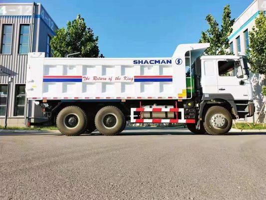 6X4 Heavy Duty Shacman Tipper Truck Dump Truck com capacidade de carga de 9 toneladas eixo dianteiro