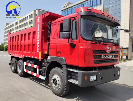 6X4 Drive Wheel Shacman Dump Tipper Truck com capacidade de motor&gt; 8L A melhor escolha da África