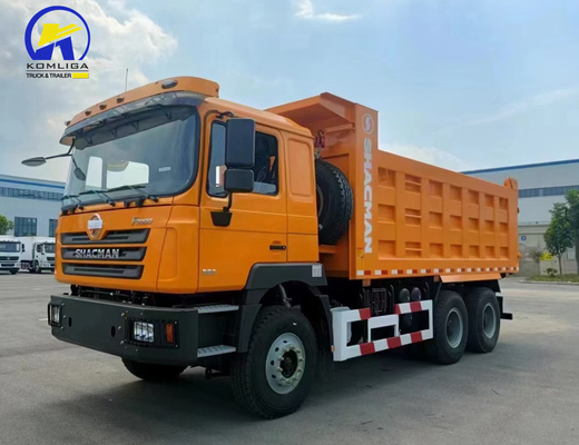 6X4 Drive Wheel Shacman Dump Tipper Truck com capacidade de motor&gt; 8L A melhor escolha da África