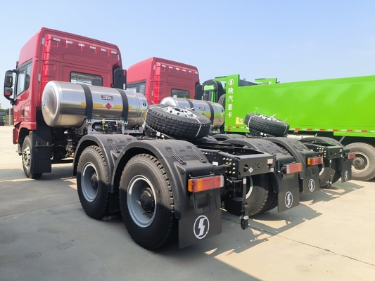 Zf Direção Shacman 6X4 10 rodas 30t caminhão-trator com 400L Alumínio Oil Tanker para a África
