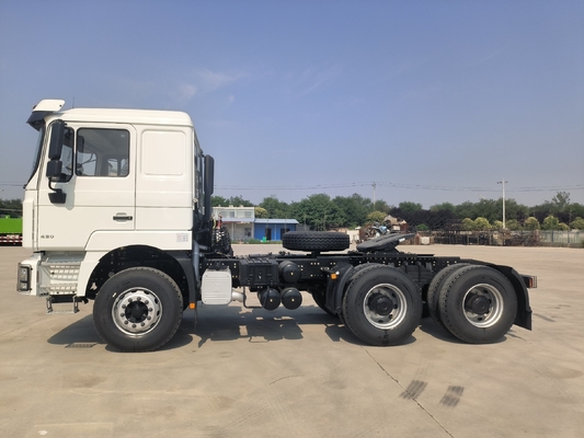 Zf Direção Shacman 6X4 10 rodas 30t caminhão-trator com 400L Alumínio Oil Tanker para a África