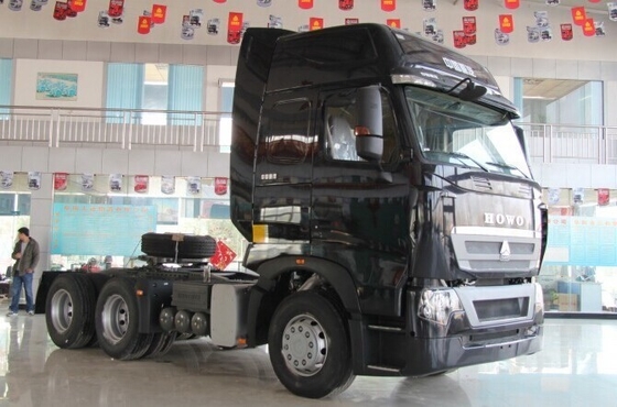 6×4 Transmissão manual Sinotruk HOWO T7h Tractor truck