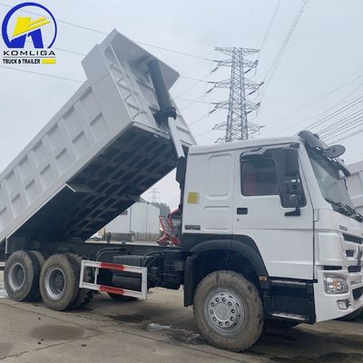 Caminhão de descarga usado Sinotruk HOWO 6X4 com 10 rodas e capacidade de carga de 21-30 t