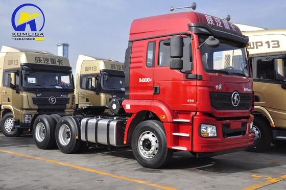 Shacman 6X4 420HP Trailers Tractor Head Truck para suporte técnico e peças de reposição
