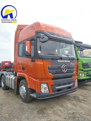 Shacman Usado Trailer Head Prime Mover 6X4 Tractor Truck 50 /90 Base de tração Opcional